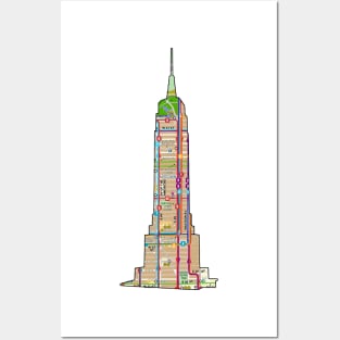 Empire State Building Posters and Art